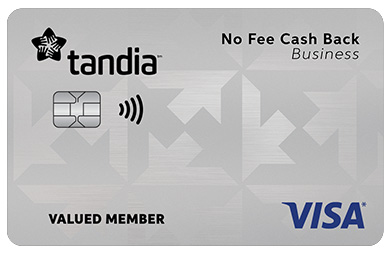 Tandia No Fee VISA business card